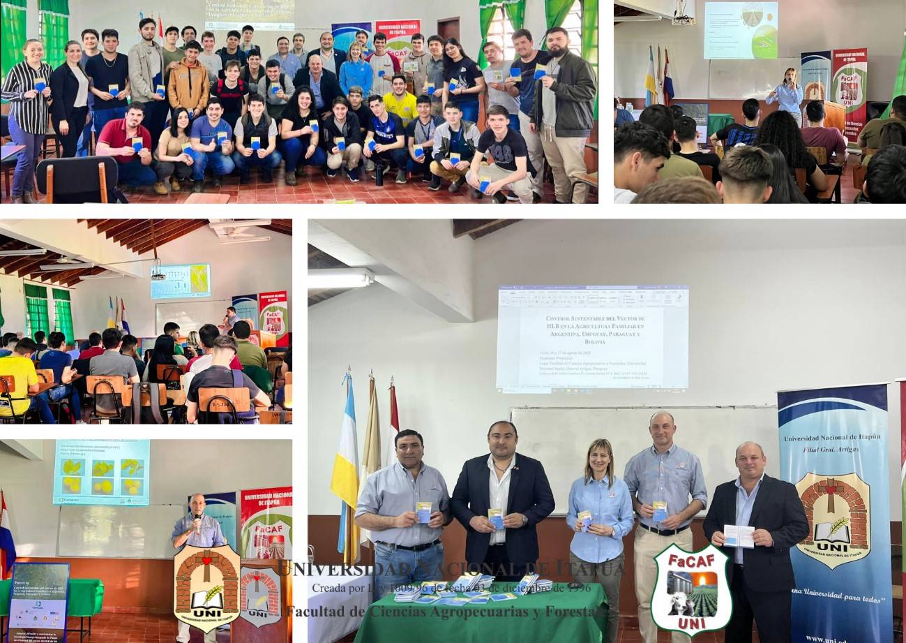 Technical training sessions at the Faculty of Agricultural and Forestry Sciences of the UNI in Paraguay