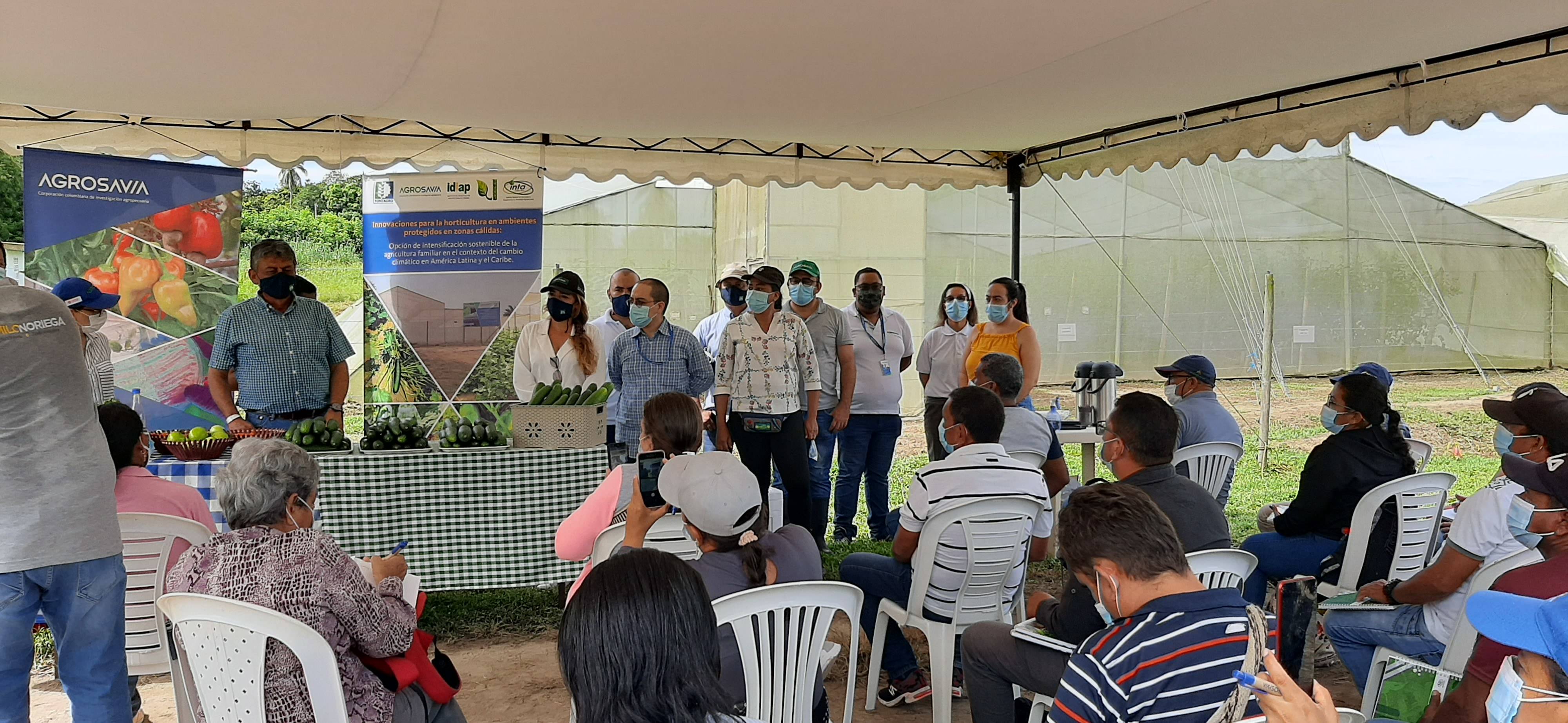 Días de campo con productores de Hortalizas en Colombia