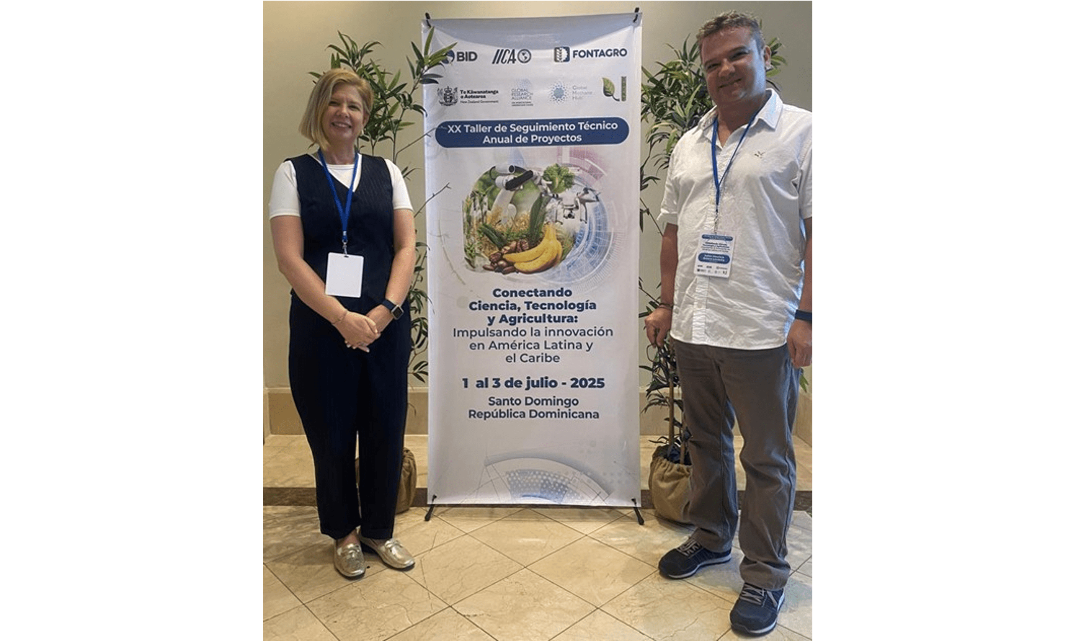 Participation in the XX FONTAGRO Annual Technical Monitoring Workshop: Connecting Science, Technology, and Agriculture