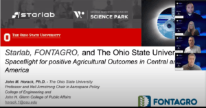 Colaboración en Investigación Agrícola y Espacial entre Starlab, FONTAGRO y The Ohio State University