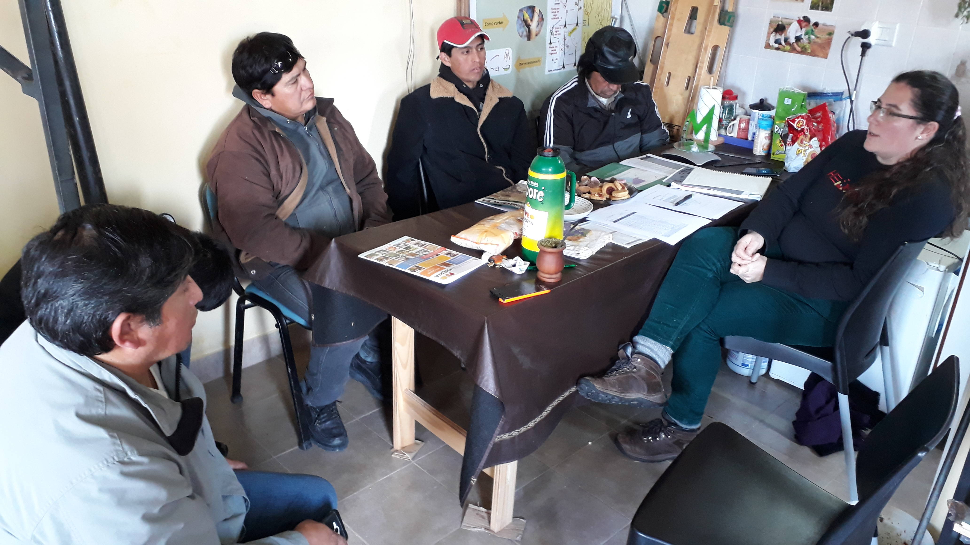 Meeting with Cerro Bandera producers