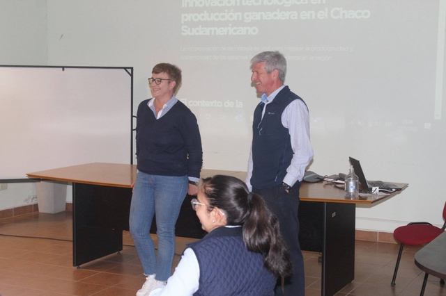 Conference with INTA technicians participating in the Fontagro Project - ATN/RF-18079-RG