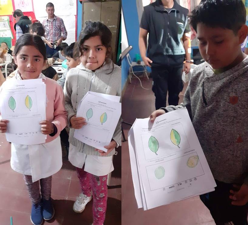 Capacitación sobre HLB a alumnos de primaria