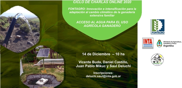 Charla online: Acceso al agua para uso agrícola y ganadero