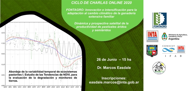 Second online talk: Dynamics and satellite prospective of the productivity of arid and semiarid rangelands.