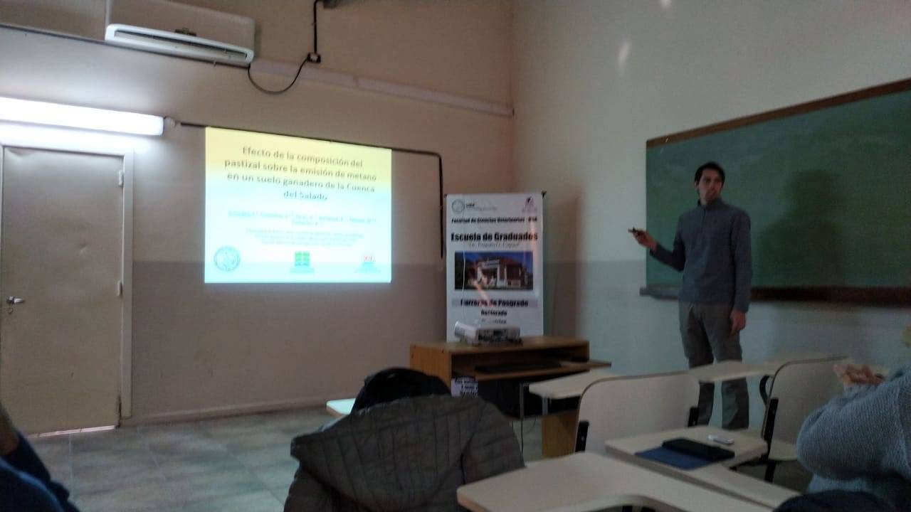 Presentación de trabajo en Jornada de Jóvenes Investigadores. UBA