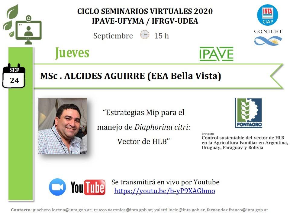 A webinar regarding IPM strategies for the control of Diaphorina citri was held