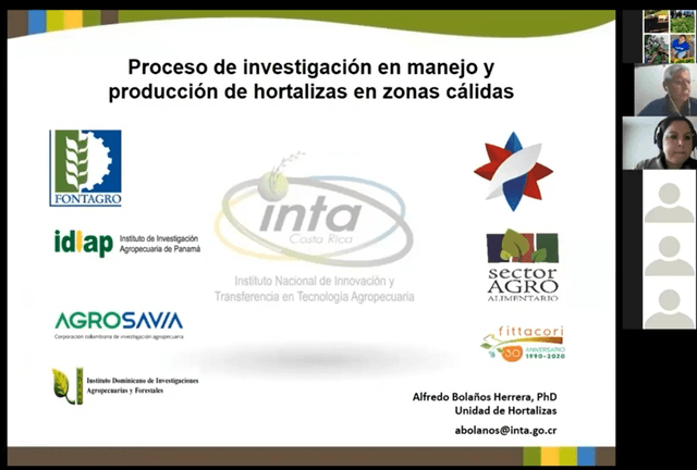 Proyecto FONTAGRO incentiva la investigación en la producción de hortalizas en zona Cálidas de ALC