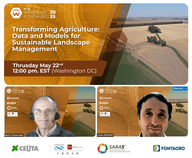 Webinar de FONTAGRO destacó el uso de datos y modelos para una gestión sostenible del paisaje