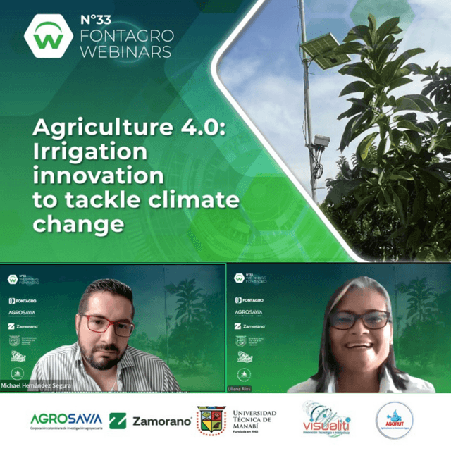 Webinar Agricultura 4.0: innovaciones en riego para enfrentar el cambio climático