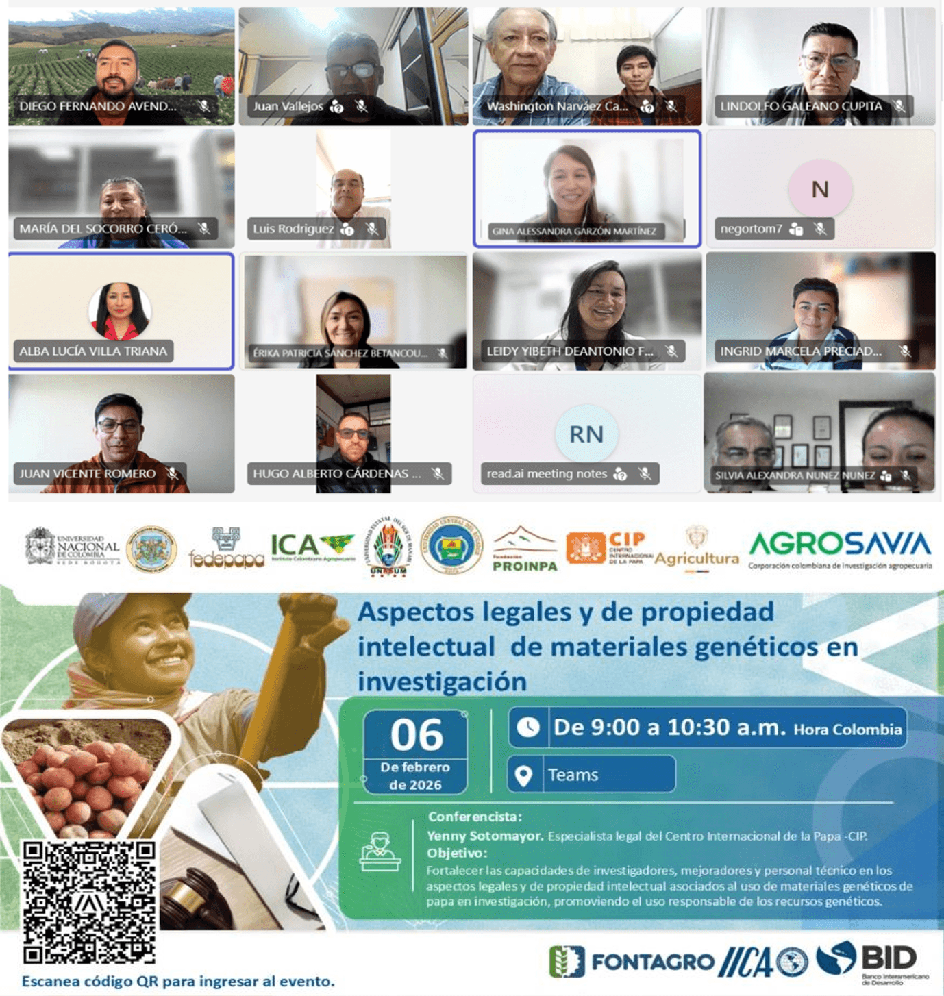 Proyecto Andespapa - Madrugándole a 2026