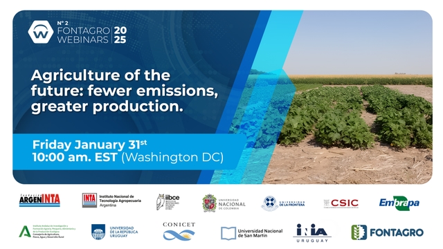 Webinar de FONTAGRO impulsa una agricultura con menos emisiones y mejor producción