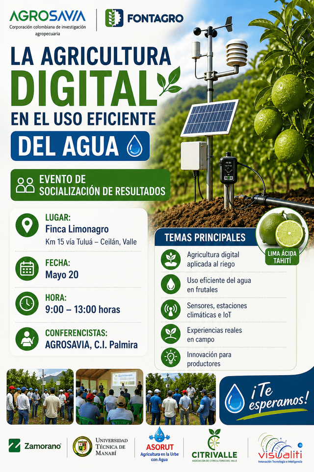 Evento con productores y extensionistas en el Valle del Cauca