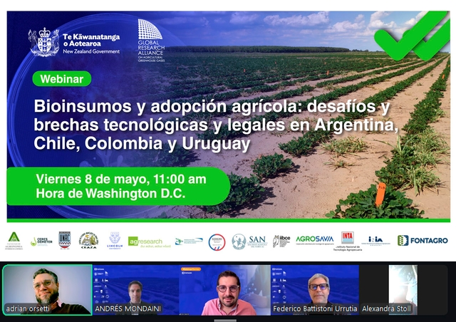 Webinar de FONTAGRO destacó un análisis integral sobre bioinsumos y adopción agrícola