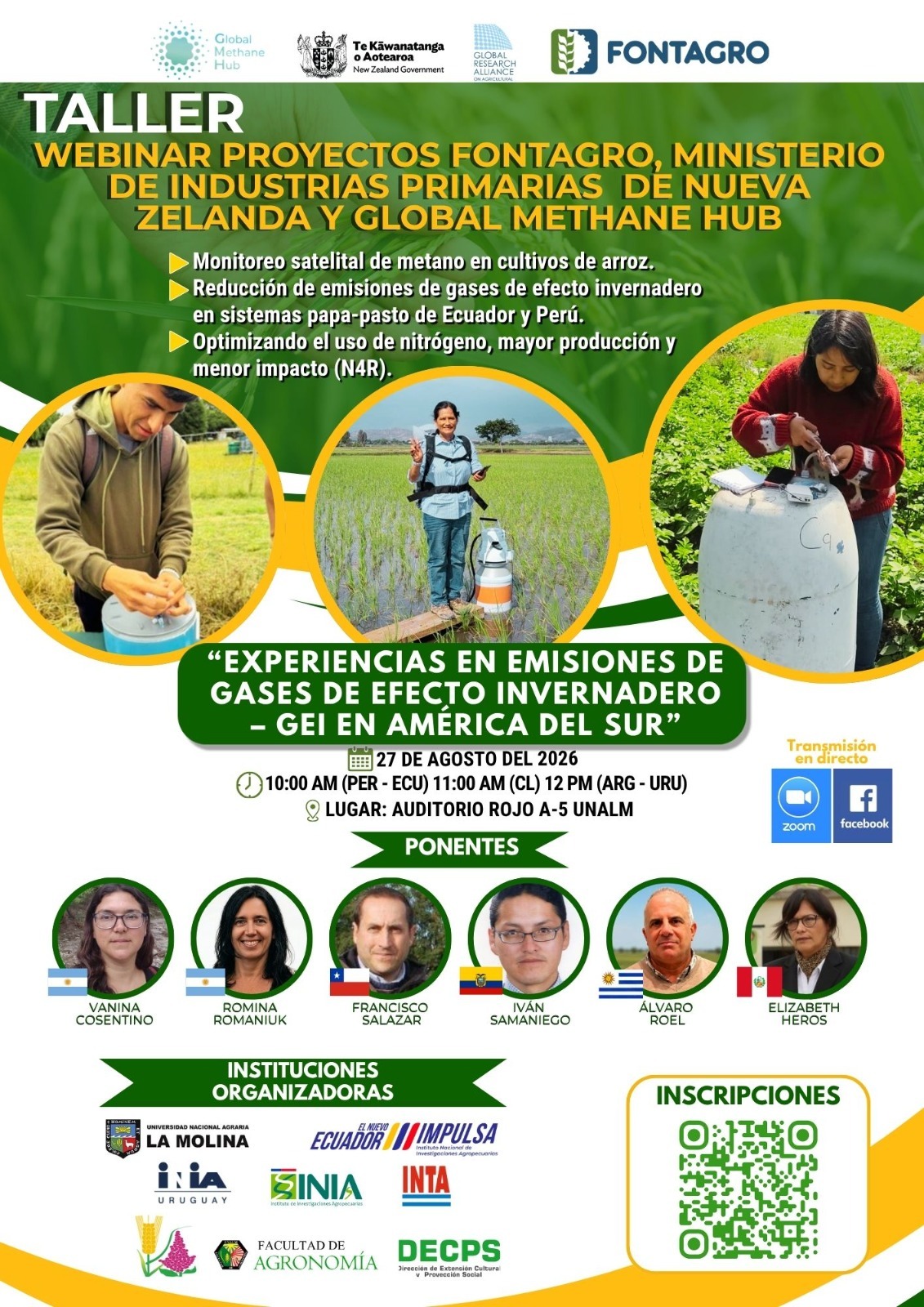 Experiences in Greenhouse Gas (GHG) Emissions in South America