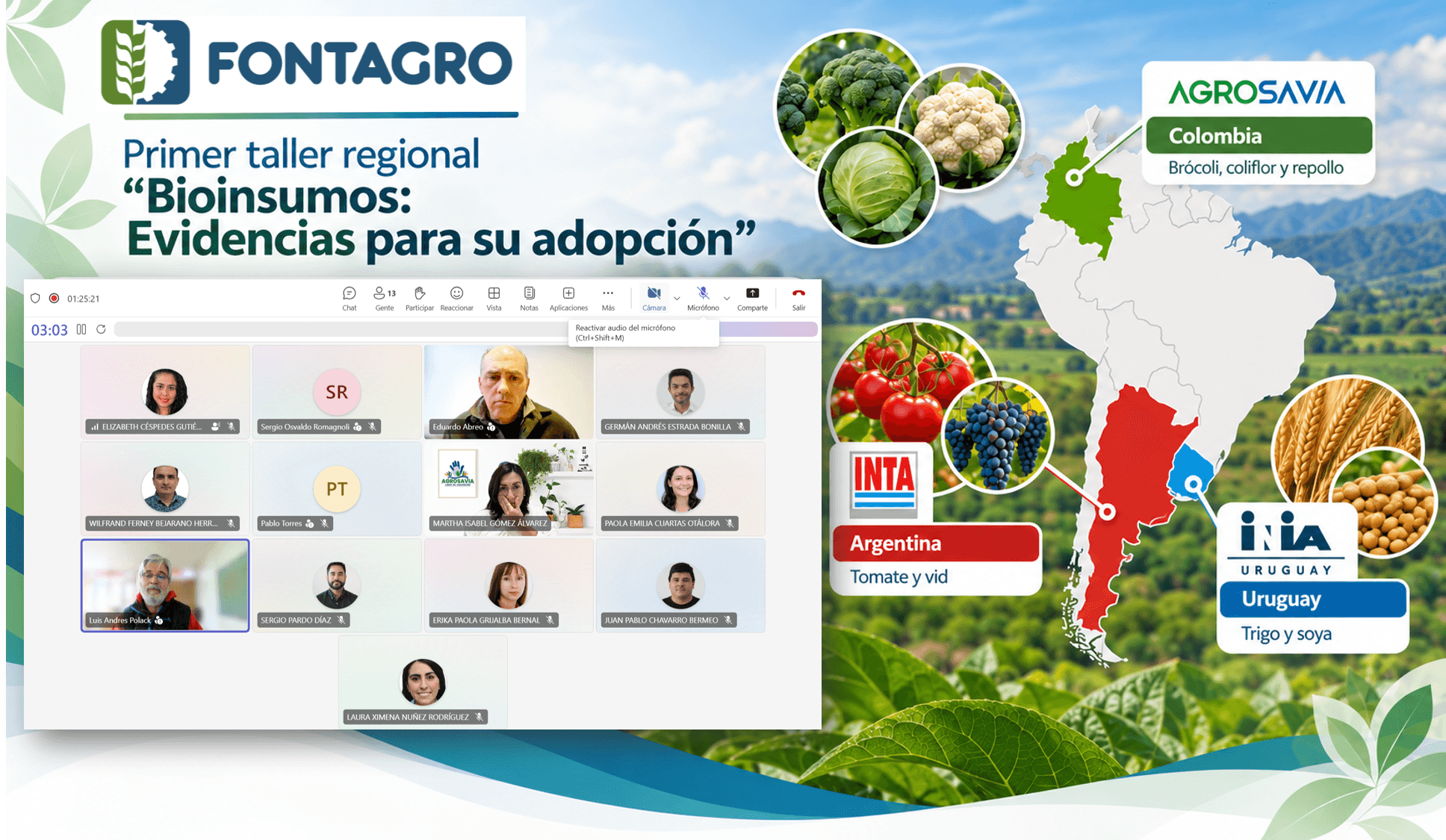 First whorkshop: "Bioinputs: Evidence for their adoption"