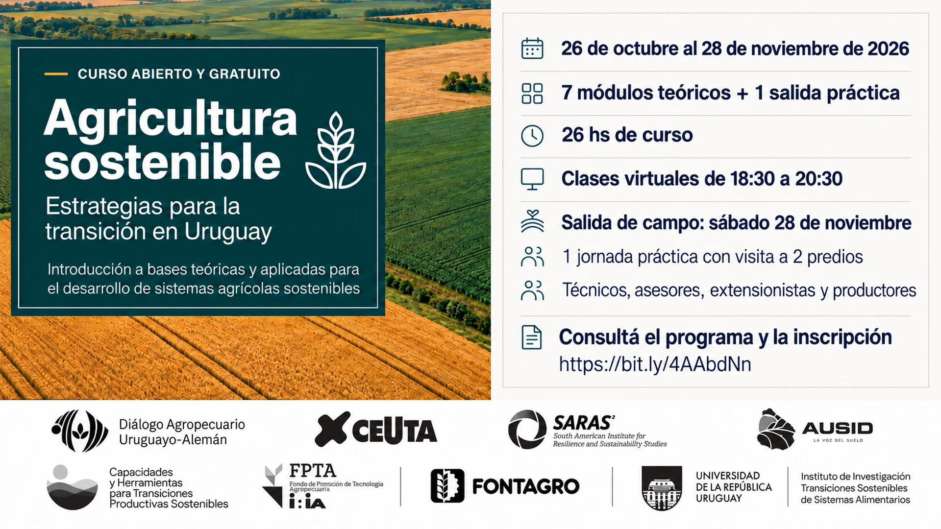 Agricultura sostenible: estrategias para la transición en Uruguay