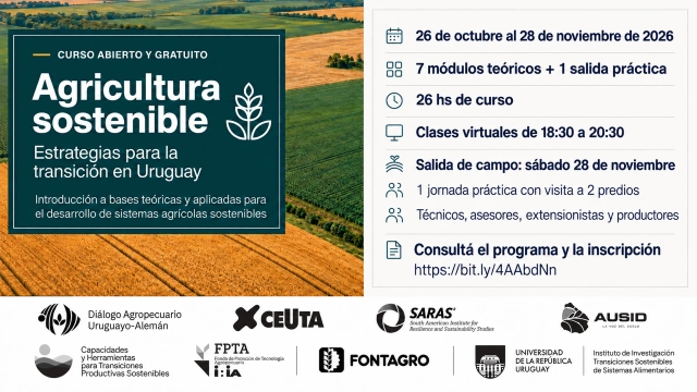 Agricultura sostenible: estrategias para la transición en Uruguay