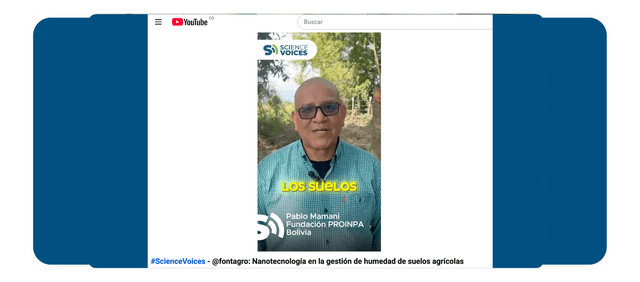 ScienceVoices: Nanotecnología en la gestión de humedad de suelos agrícolas