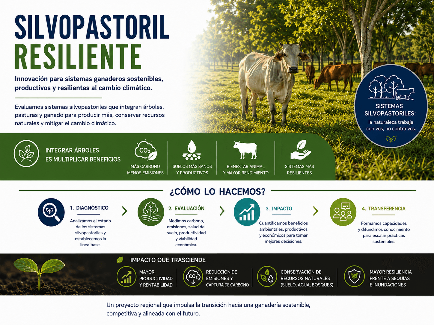 Ganadería sostenible frente al cambio climático